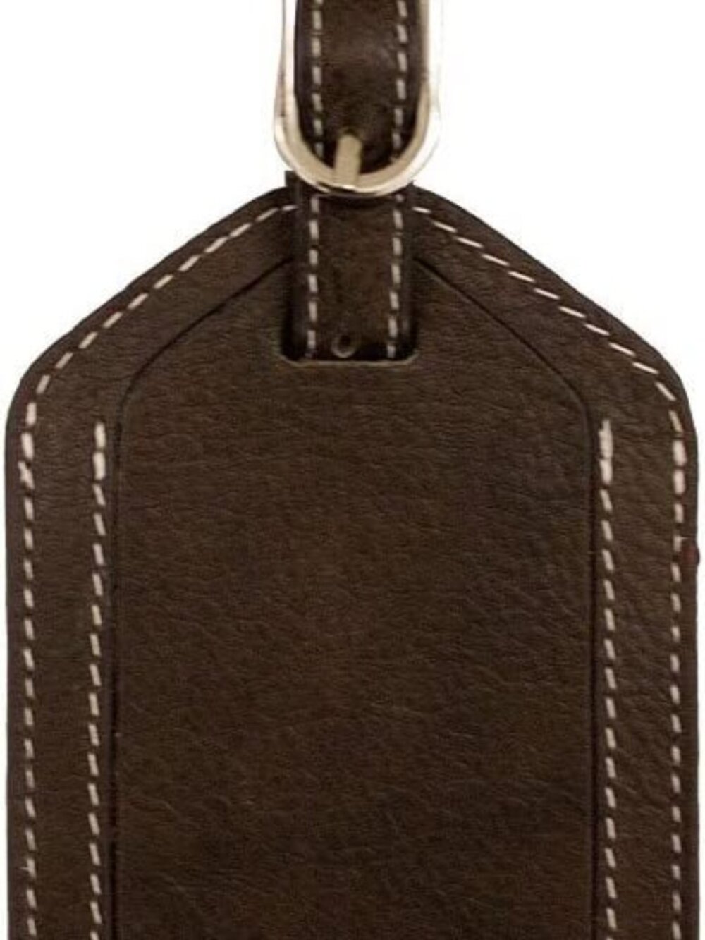 DJNY Genuine Leather Luggage Tag (set of 3) Walnut Color